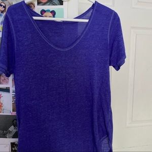 pretty purple t-shirt!